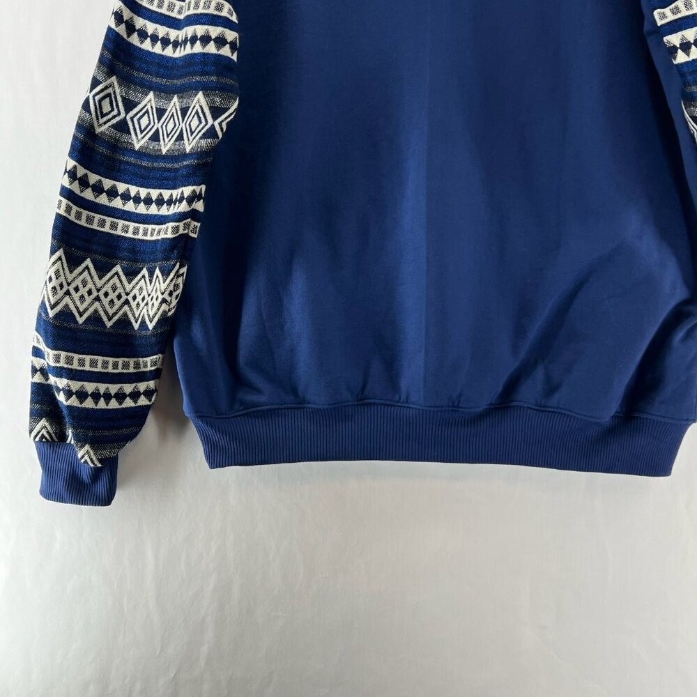 Dallas Cowboys Vigor Hoodie Men XL Geometric Pullover Southwestern Sporty Blue - Picture 8 of 15